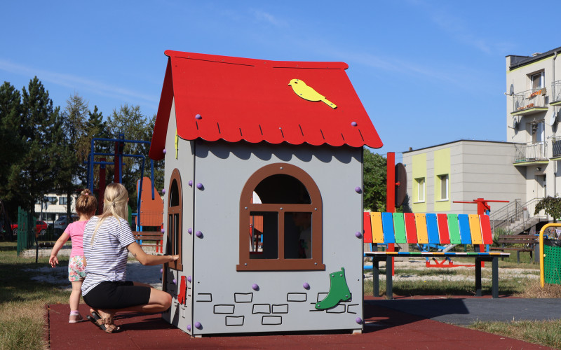 Plac zabaw dla najmłodszych mieszkańców Gminy Ciasna